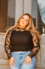 Load image into Gallery viewer, Lacy Sheer Top