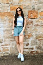 Load image into Gallery viewer, Ribbed High Neck Tank