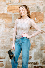 Load image into Gallery viewer, Lacy Sheer Top