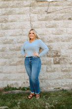 Load image into Gallery viewer, V Neck Ribbed Long Sleeve
