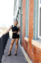 Load image into Gallery viewer, 2 Piece Short Set W/ White Stitching