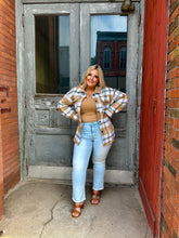 Load image into Gallery viewer, Plaid Button Down Shacket