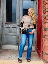 Load image into Gallery viewer, Solid Lace Patch Work Long Sleeve Top
