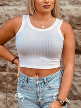 Load image into Gallery viewer, Ribbed Boat Neck Cropped Seamless Top
