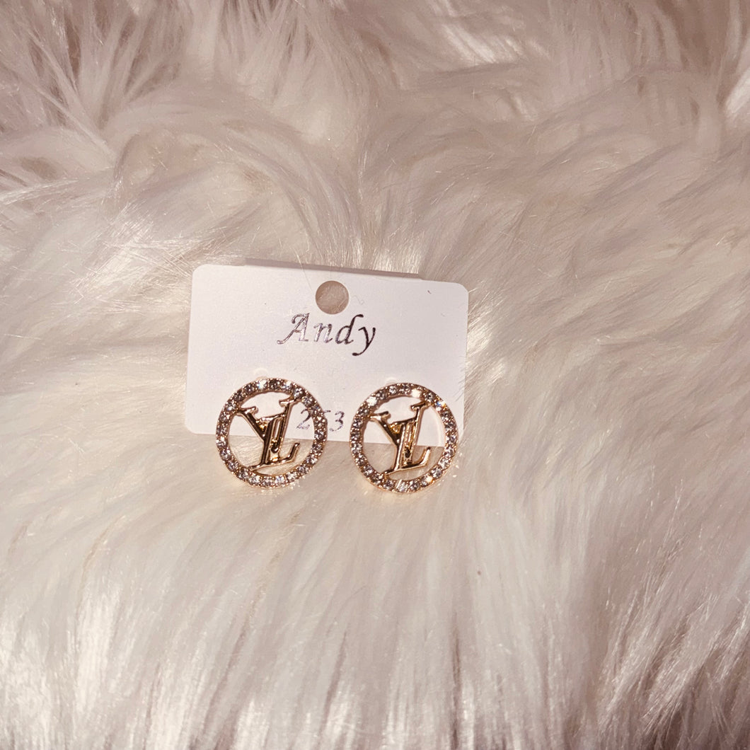 LV Stud Earrings