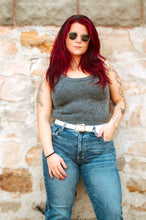 Load image into Gallery viewer, Round Neck Ribbed Long Cami
