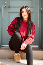 Load image into Gallery viewer, Textured Reverse Stitch Sweater
