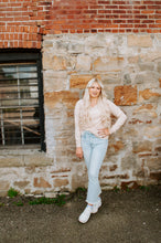 Load image into Gallery viewer, Long Sleeve Eyelet Top
