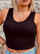Load image into Gallery viewer, V-Neck Cotton Cropped Cami Top
