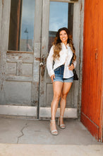 Load image into Gallery viewer, Risen High Rise Button Fly Turn Back Cuff Shorts Quinn
