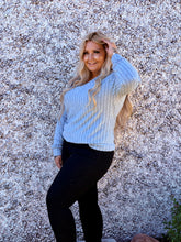 Load image into Gallery viewer, V Neck Ribbed Long Sleeve
