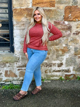 Load image into Gallery viewer, Ribbed Lightweight Hooded Long Sleeve

