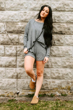 Load image into Gallery viewer, Long Sleeved Cloud Short Set
