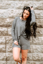 Load image into Gallery viewer, Long Sleeved Cloud Short Set
