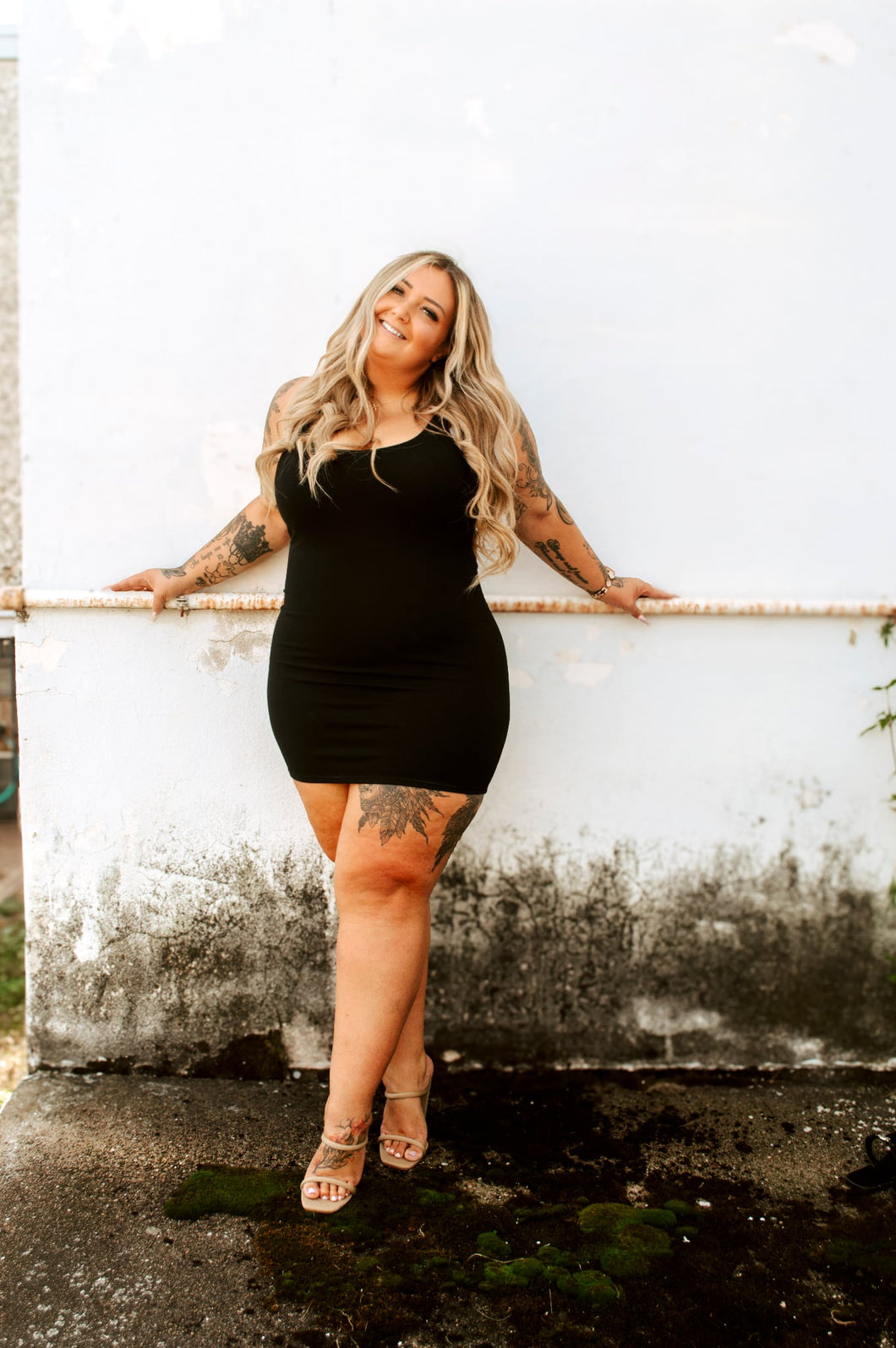Black Mini Slip Dress