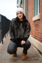 Load image into Gallery viewer, Exposed Seam 2 Tone Sweater
