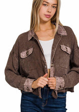 Load image into Gallery viewer, Cotton Acid Wash Shacket
