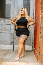 Load image into Gallery viewer, 2 Piece Short Set W/ White Stitching
