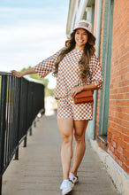 Load image into Gallery viewer, Checkered Shorts Set

