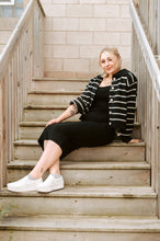 Load image into Gallery viewer, Stripe Cardigan w/Buttons
