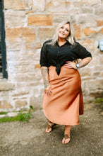 Load image into Gallery viewer, Bat Wing Cropped Casual Chiffon Top
