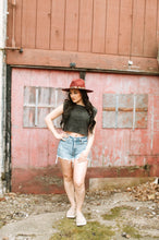 Load image into Gallery viewer, Zenana Raw Frayed Hem Ripped Short Seaann
