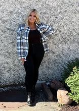Load image into Gallery viewer, Plaid Button Down Shacket
