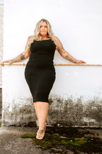 Load image into Gallery viewer, Black Maxi Slip Dress
