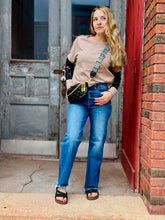 Load image into Gallery viewer, Solid Lace Patch Work Long Sleeve Top
