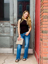 Load image into Gallery viewer, ￼Solid Asymmetric Neck Slim Tank
