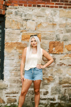 Load image into Gallery viewer, Raw Edge Tank Top

