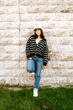 Load image into Gallery viewer, Stripe Cardigan w/Buttons
