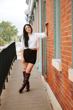 Load image into Gallery viewer, Zenana Fray Hem Skirt
