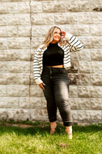 Load image into Gallery viewer, Stripe Cardigan w/Buttons
