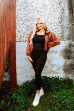Load image into Gallery viewer, Square Neck Athleisure Built In Bra Tank
