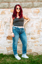 Load image into Gallery viewer, Round Neck Ribbed Long Cami
