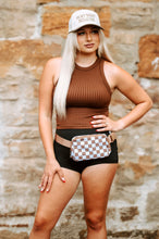 Load image into Gallery viewer, Ribbed High Neck Tank
