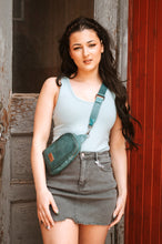 Load image into Gallery viewer, Zenana Acid Wash Fray Hem Skirt
