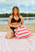 Load image into Gallery viewer, Stripe Beach Tote
