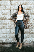 Load image into Gallery viewer, Vegan Leather Leggings
