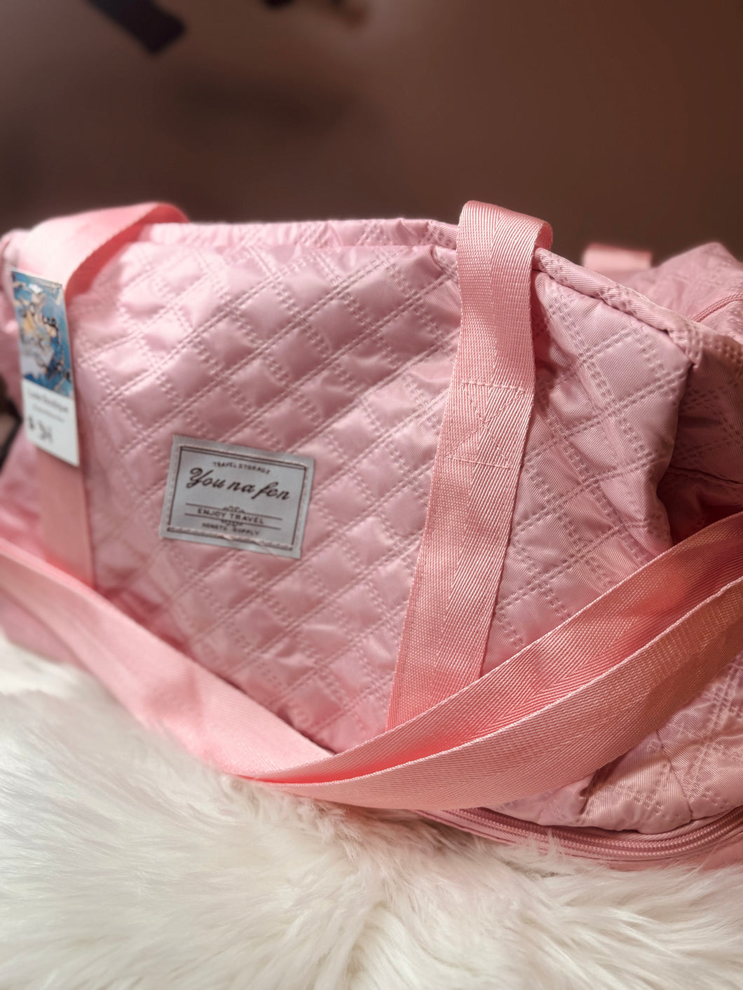Pink Weekender Tote