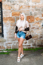 Load image into Gallery viewer, Solid Lace Patch Work Long Sleeve Top
