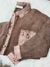 Load image into Gallery viewer, Cotton Acid Wash Shacket
