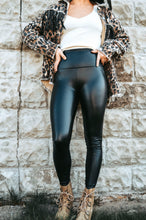 Load image into Gallery viewer, Vegan Leather Leggings

