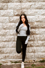 Load image into Gallery viewer, Long Sleeve Fitted Round Neck Top
