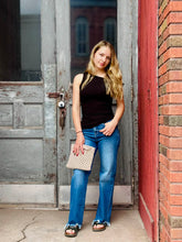 Load image into Gallery viewer, ￼Solid Asymmetric Neck Slim Tank
