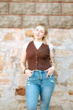 Load image into Gallery viewer, Ribbed Sweater Vest
