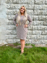 Load image into Gallery viewer, Square Neck Sweater Dress
