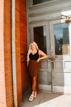 Load image into Gallery viewer, High Waist Satin Lace Bodycon Midi Skirt
