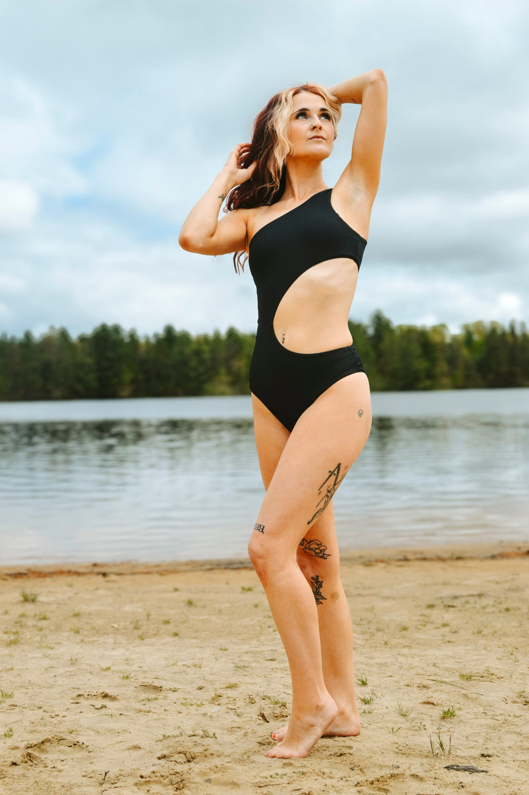 One Piece Peekaboo Swimsuit Chante